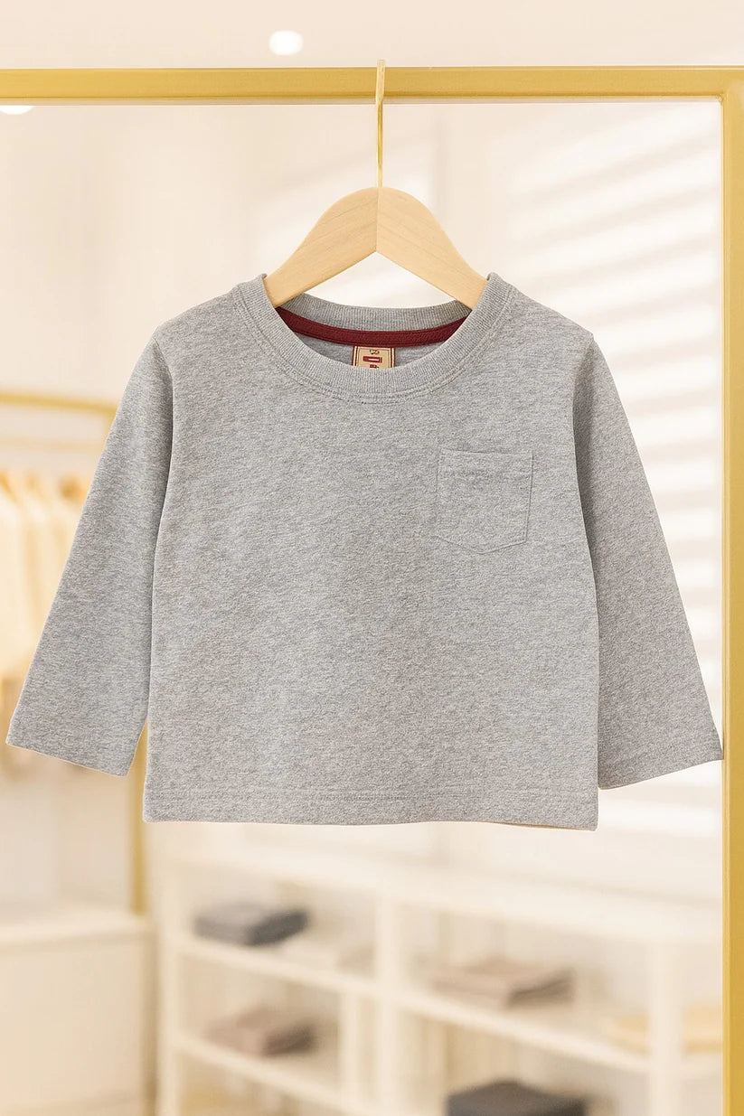 Printed Long Sleeve Shirt-TS011