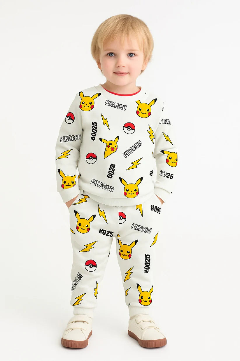 Printed Cotton Jersey Suit-TS022