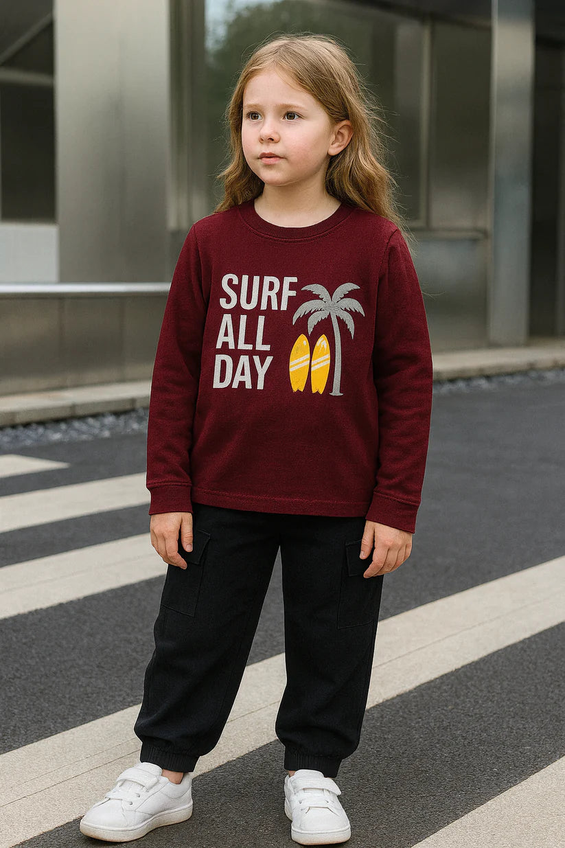 Printed Cotton Jersey Suit-TS010