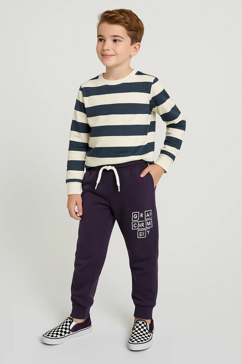 Printed Cotton Jersey Suit-TS011