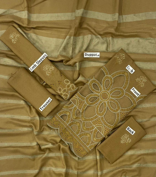 3pc Dhanak Bint e Naaz-ZI009