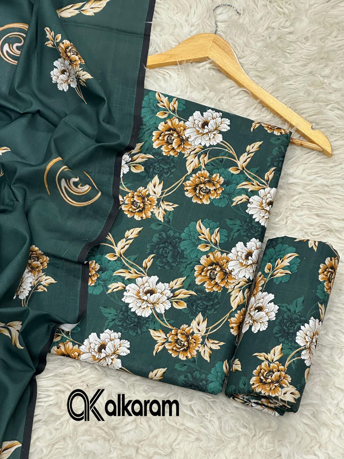 3pc Khaddar Alkaram-ZI034