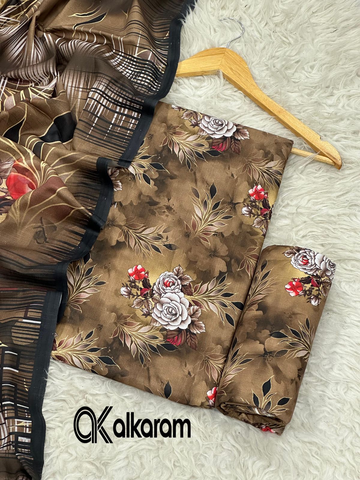 3pc Khaddar Alkaram-ZI040