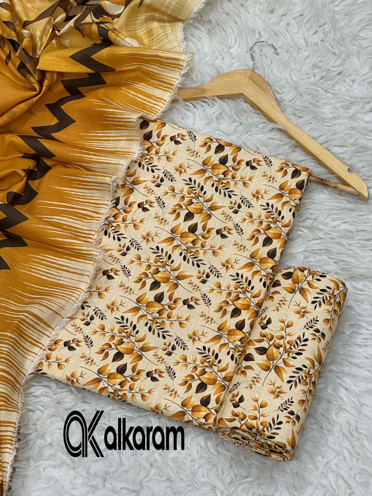 3pc Khaddar Alkaram-ZI041