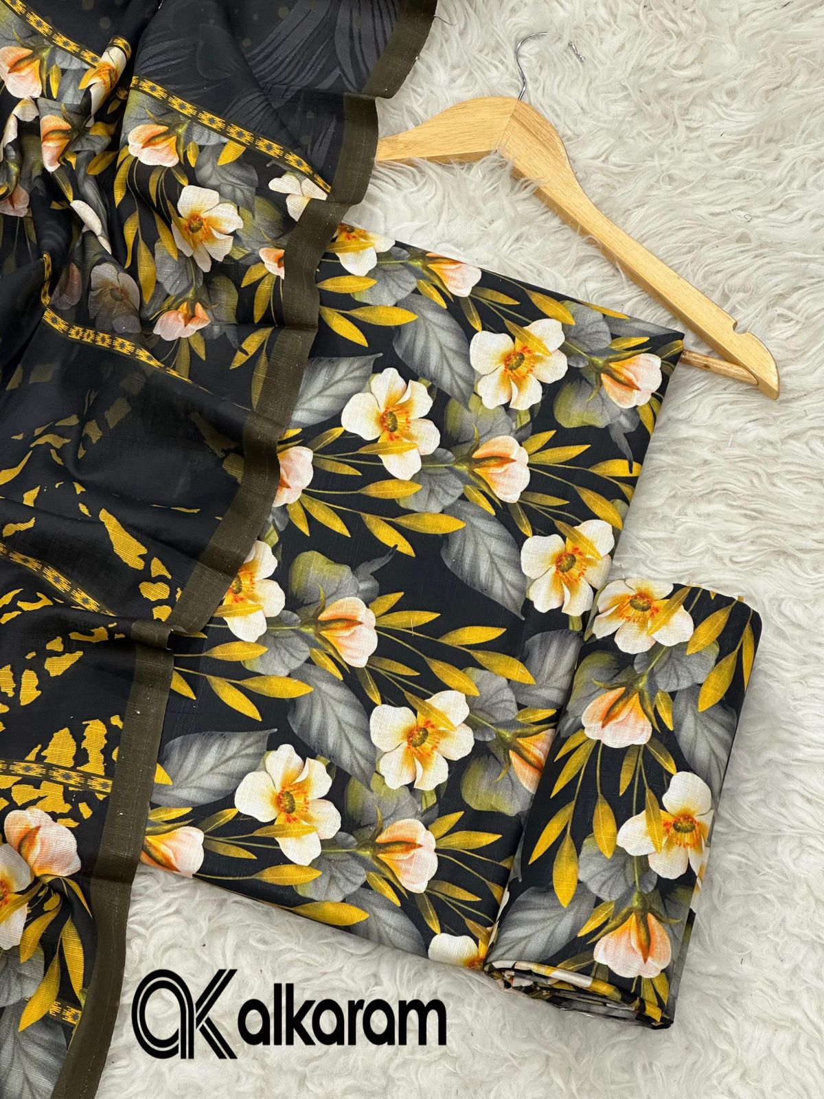 3pc Khaddar Alkaram-ZI043