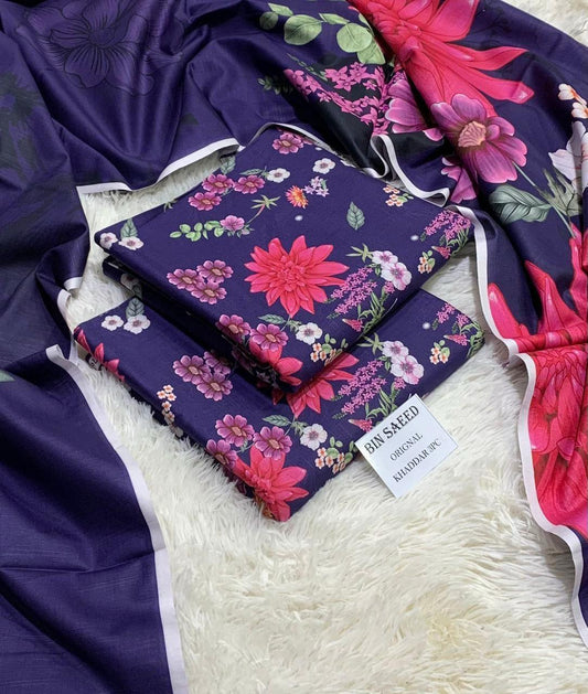 3pc Khaddar Bin Saeed-AH011