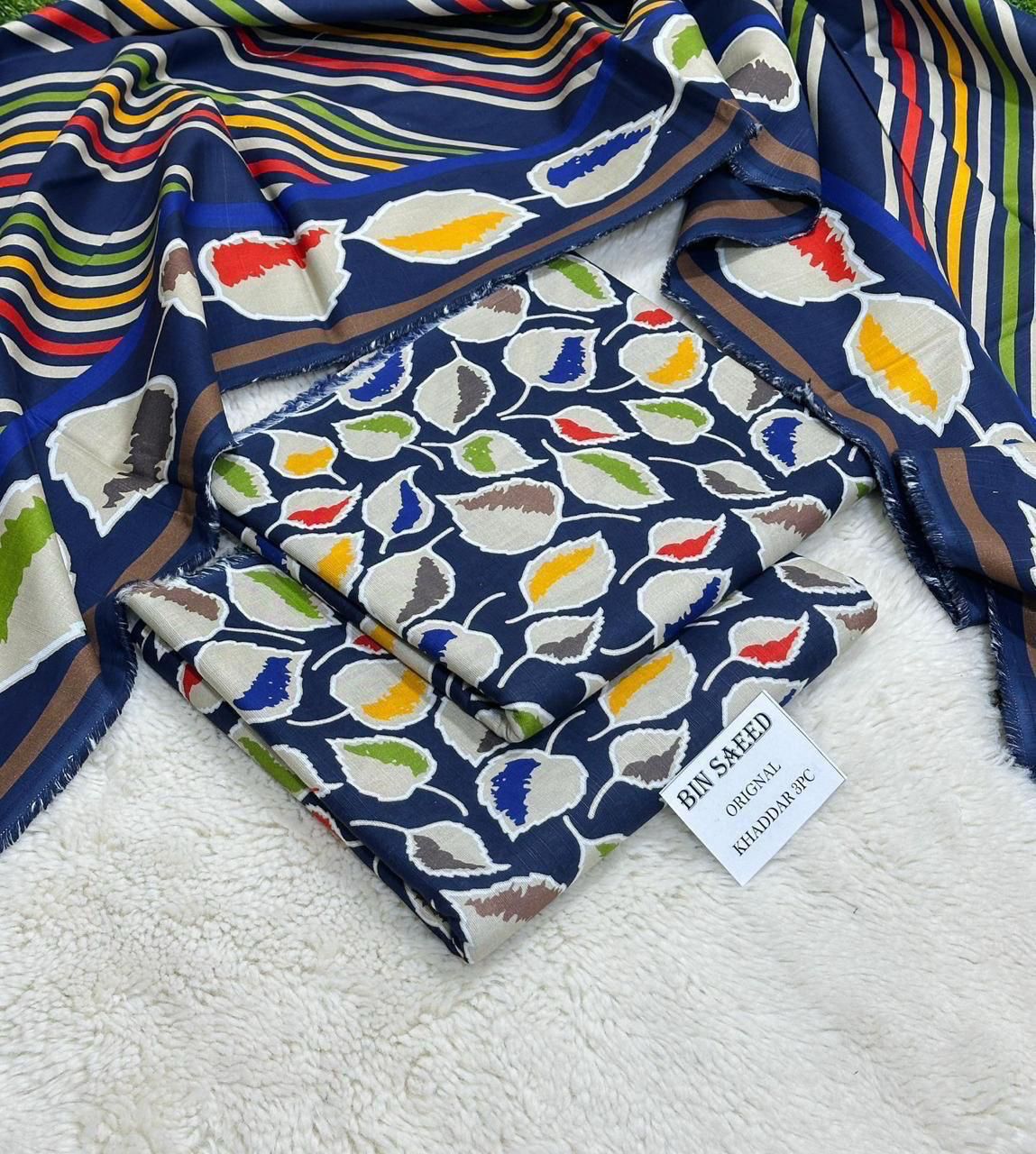 3pc Khaddar Bin Saeed-AH007