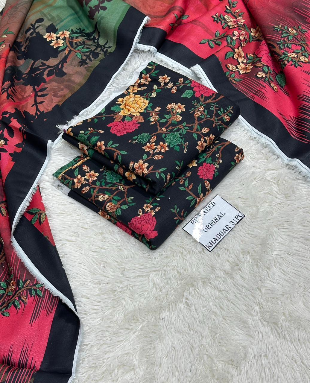 3pc Khaddar Bin Saeed-AH009