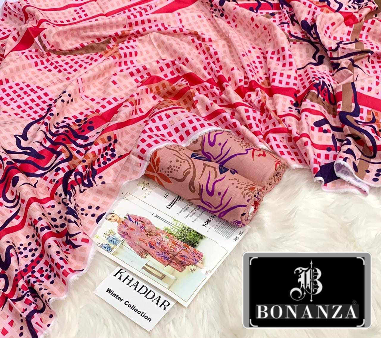 3pc Khaddar Bonanza-EM006