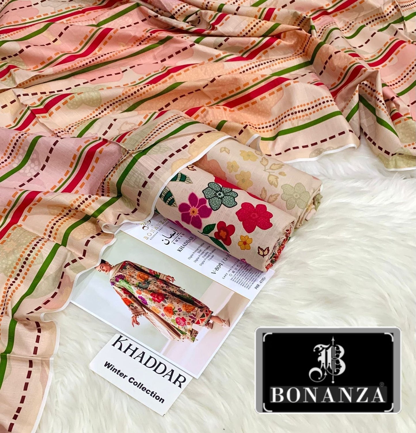 3pc Khaddar Bonanza-EM020