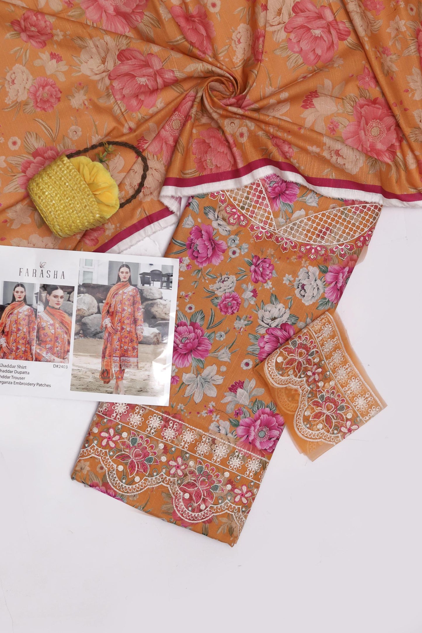 3pc Dhanak Branded-SD017