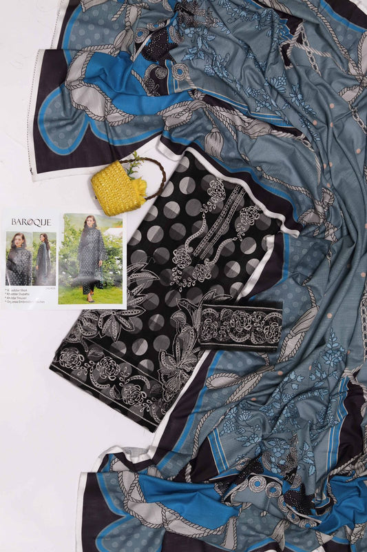 3pc Dhanak Baroque-SD012