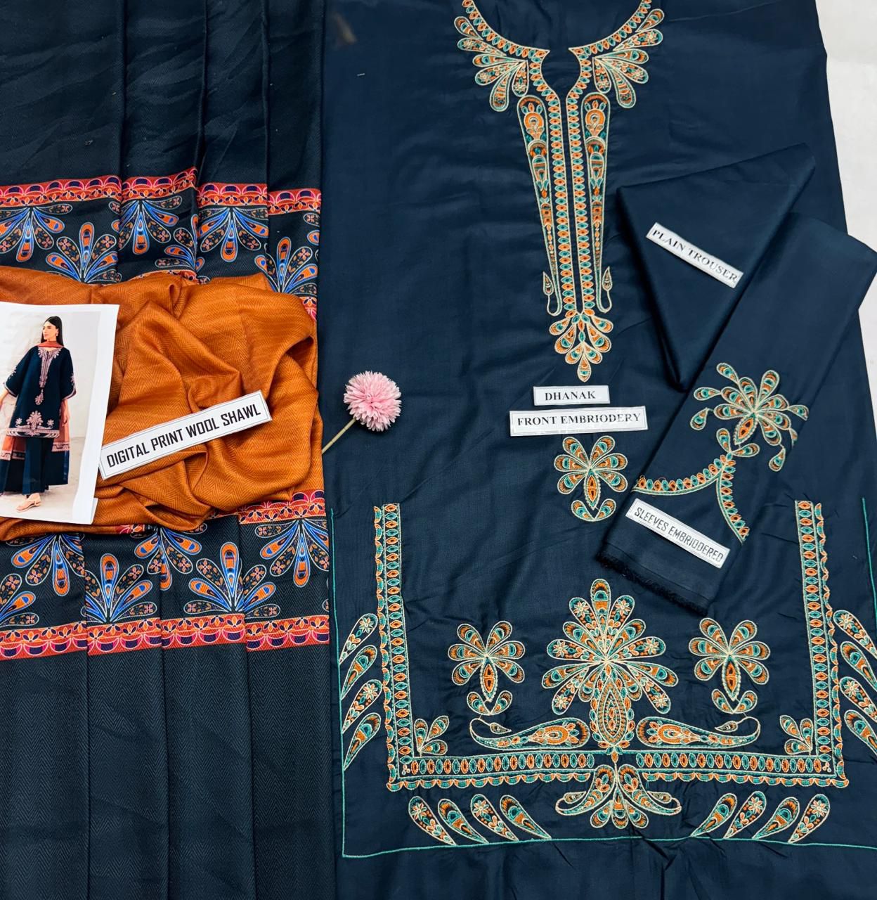 3pc Dhanak Khudabaksh-FF265