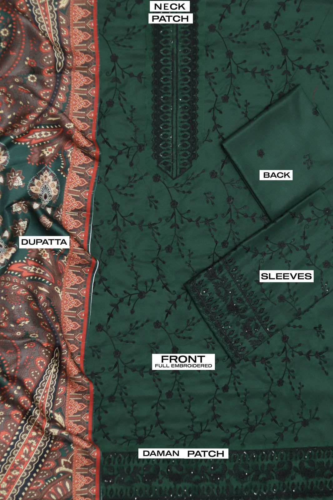 3pc Dhanak Asim Jofa-SD009