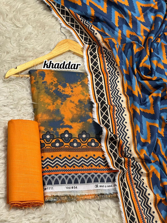 3pc Khaddar Bint e Naaz-ZI009