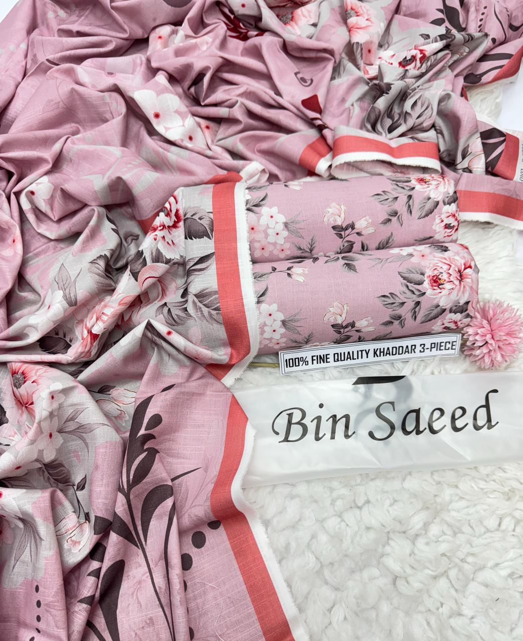 3pc Khaddar Bin Saeed-FF014