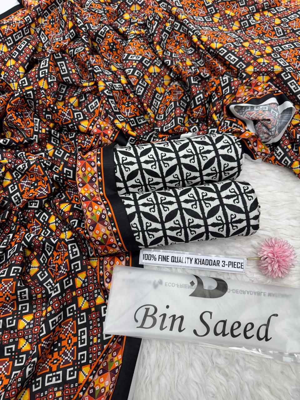 3pc Khaddar Bin Saeed-FF015