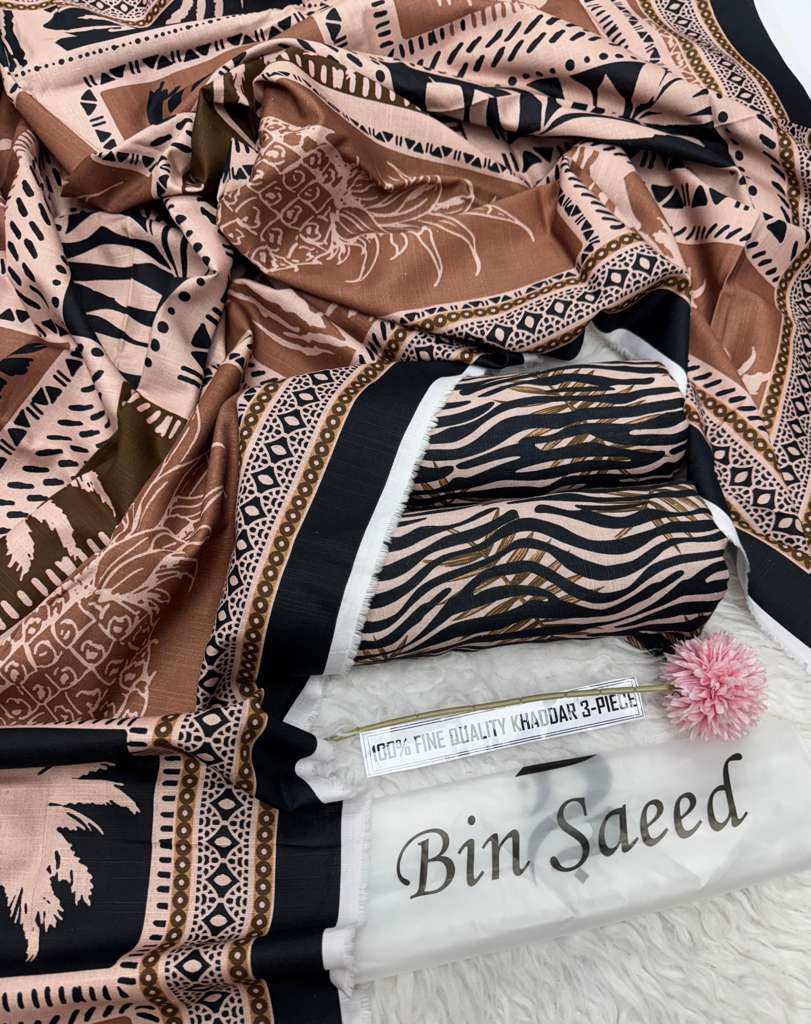 3pc Khaddar Bin Saeed-FF018