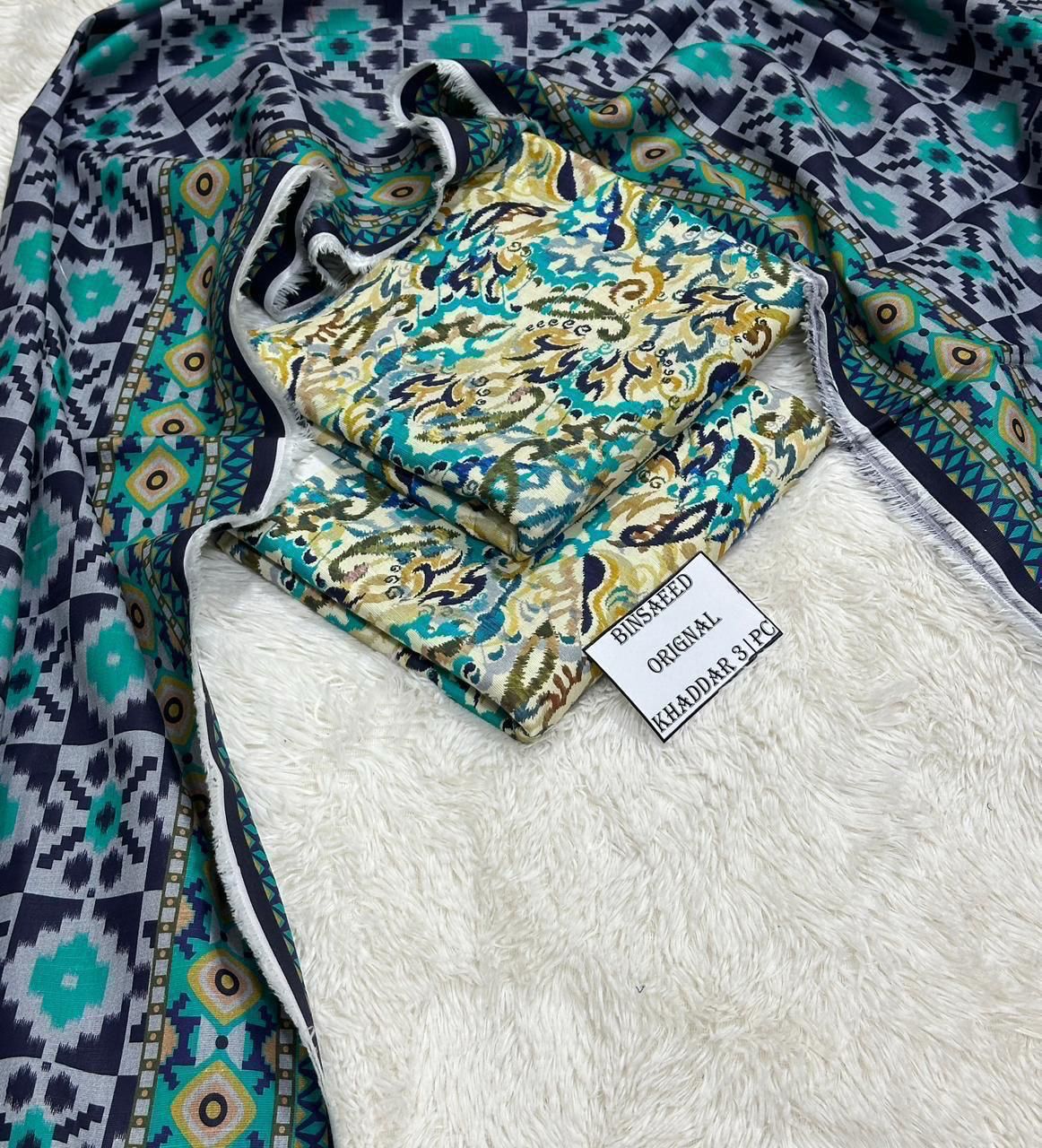 3pc Khaddar Bin Saeed-AH028