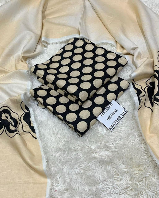 3pc Khaddar Bin Saeed-AH047