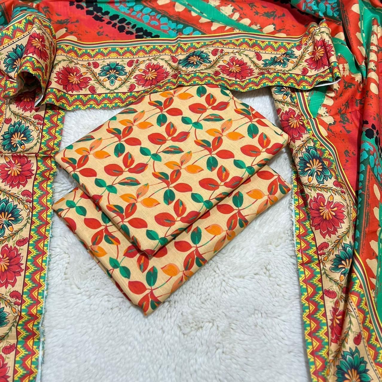 3pc Khaddar Bin Saeed-AH035