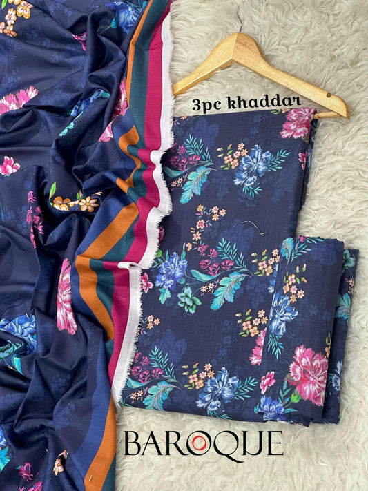 3pc Khaddar Baroque-ZI003
