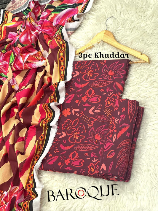 3pc Khaddar Baroque-ZI004