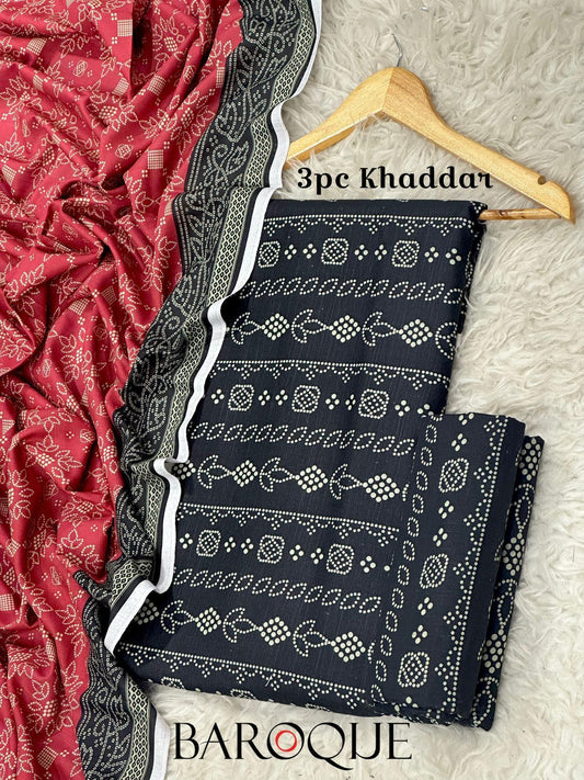 3pc Khaddar Baroque-ZI007