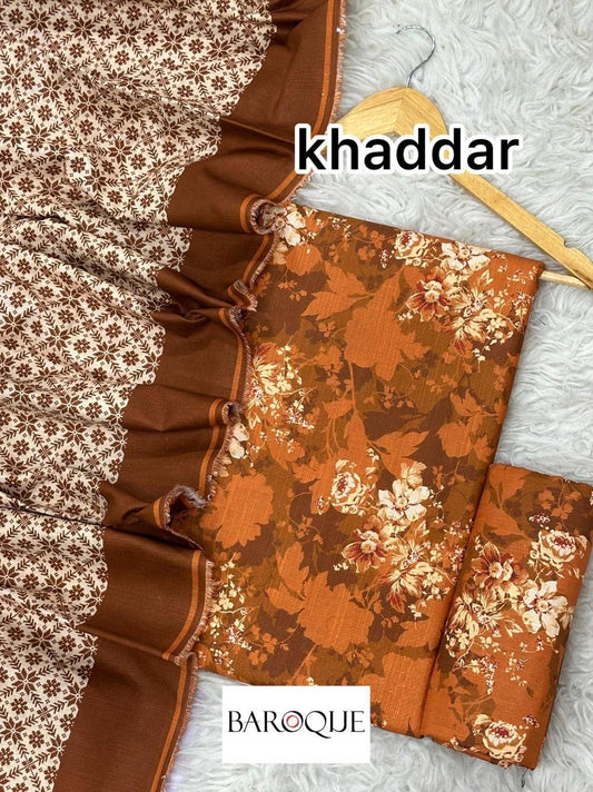 3pc Khaddar Baroque-ZI011