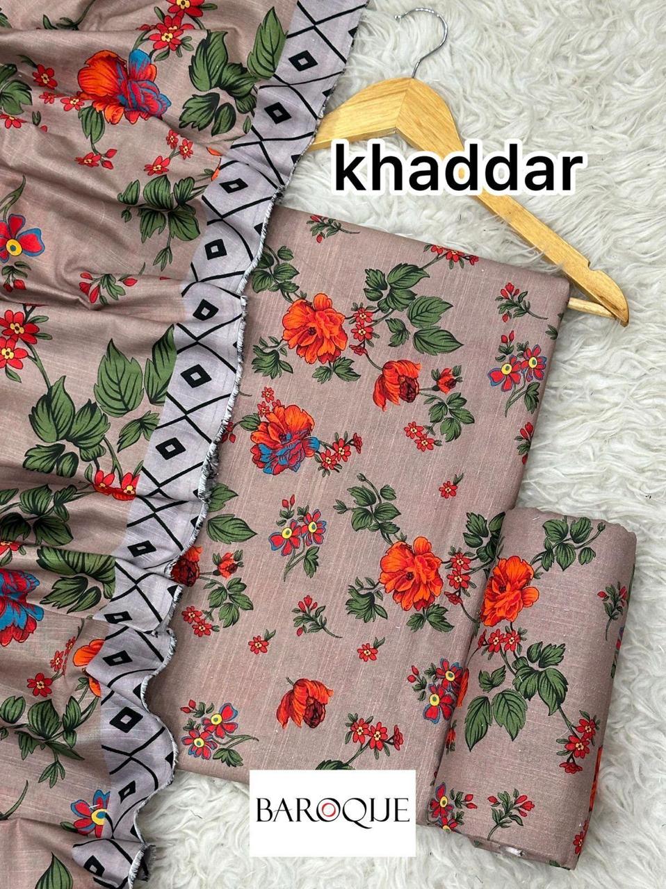 3pc Khaddar Baroque-ZI015