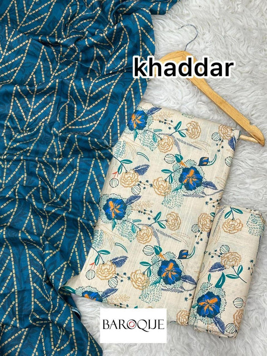 3pc Khaddar Baroque-ZI017