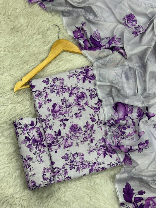 3pc Khaddar Alkaram-ZI004