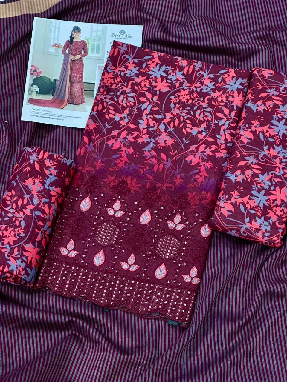 3pc Khaddar Bint e Naaz-ZI008