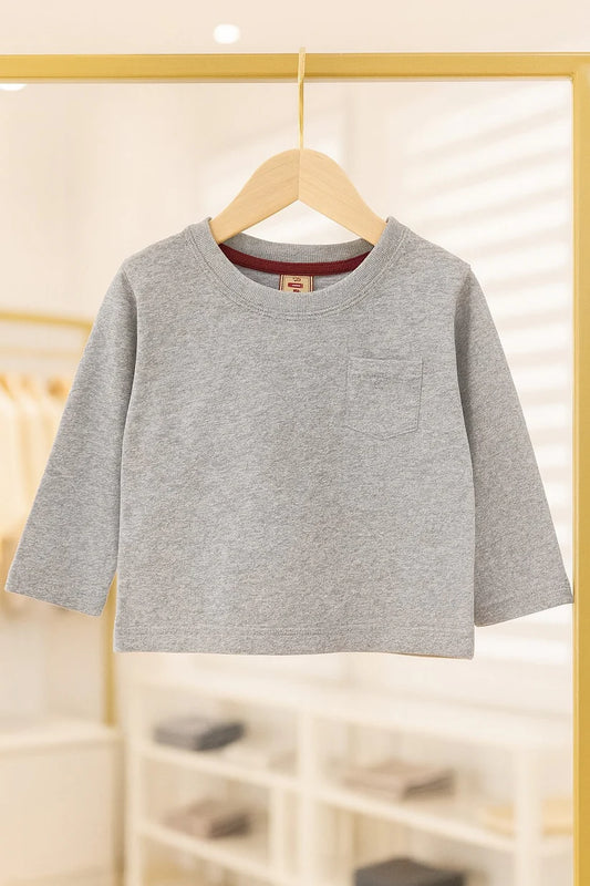 Printed Long Sleeve Shirt-TS011