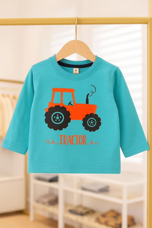 Printed Long Sleeve Shirt-TS005