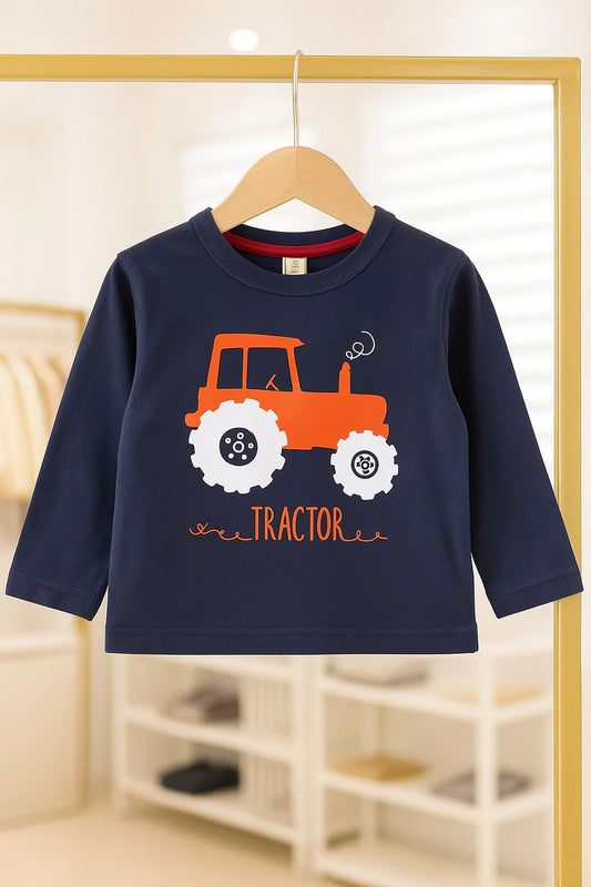 Printed Long Sleeve Shirt-TS007