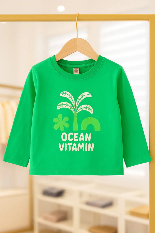 Printed Long Sleeve Shirt-TS008