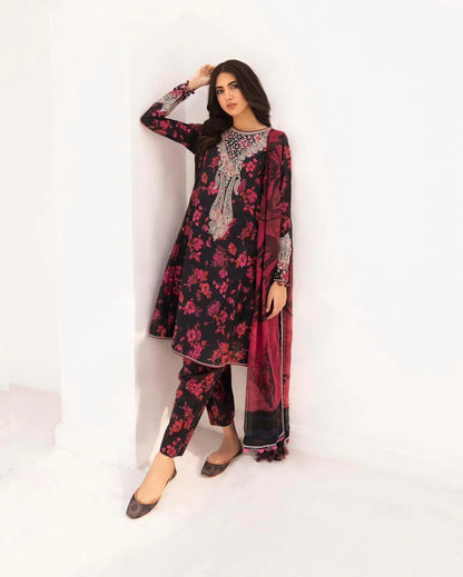 3pc Dhanak Branded-SD019