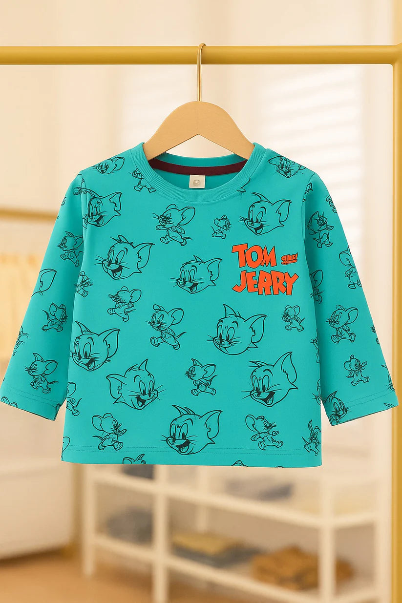 Printed Long Sleeve Shirt-TS002