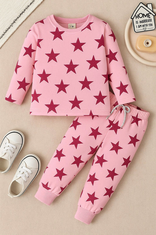 Printed Cotton Jersey Suit-TS020