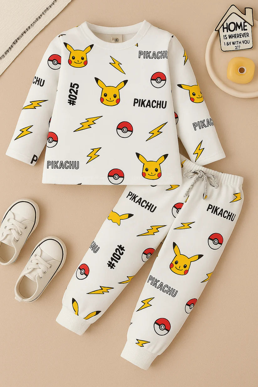 Printed Cotton Jersey Suit-TS022