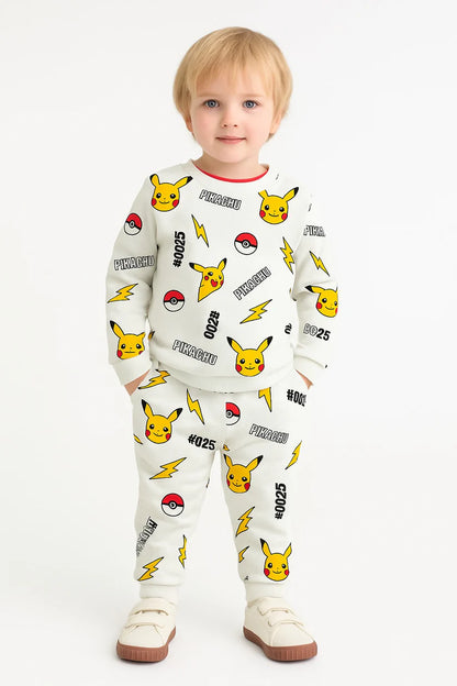 Printed Cotton Jersey Suit-TS022