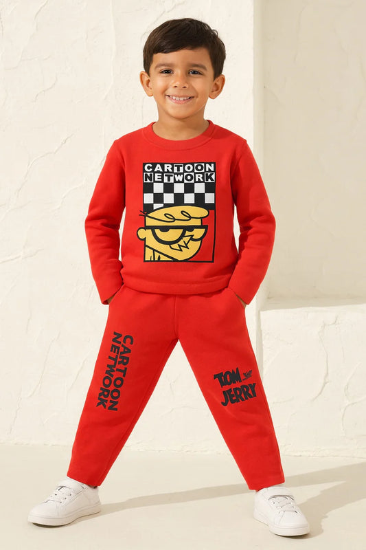 Printed Cotton Jersey Suit-TS025