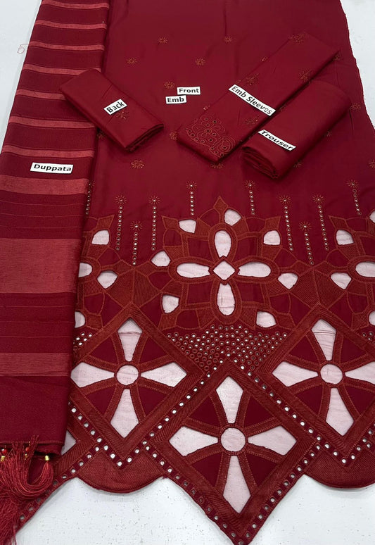 3pc Dhanak Bint e Naaz-ZI004