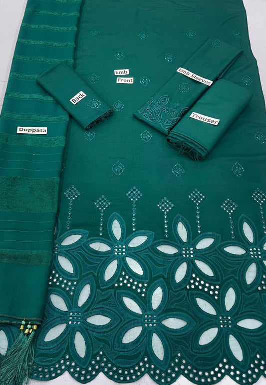 3pc Dhanak Bint e Naaz-ZI005