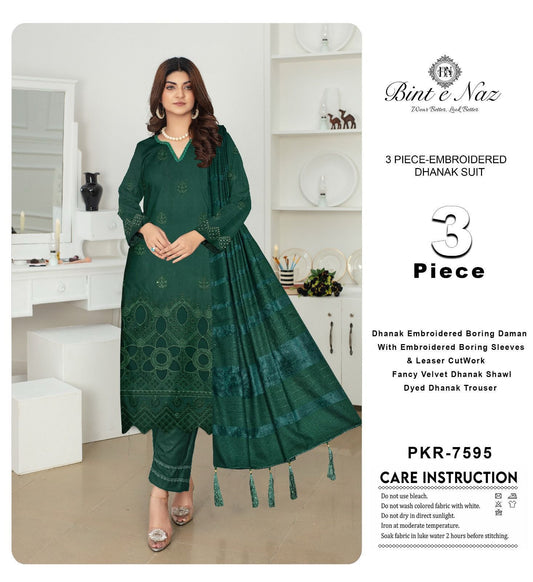 3pc Dhanak Bint e Naaz-ZI007