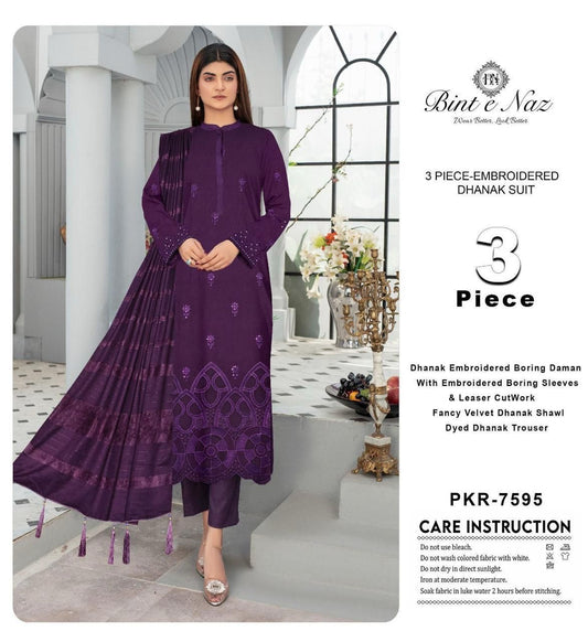 3pc Dhanak Bint e Naaz-ZI006