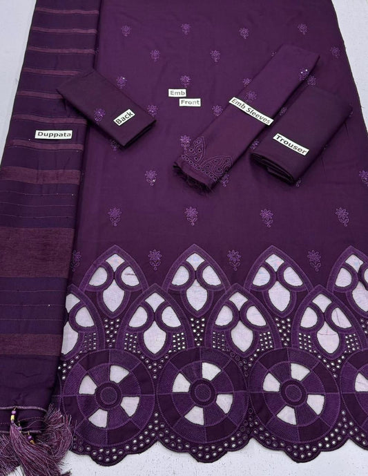 3pc Dhanak Bint e Naaz-ZI006