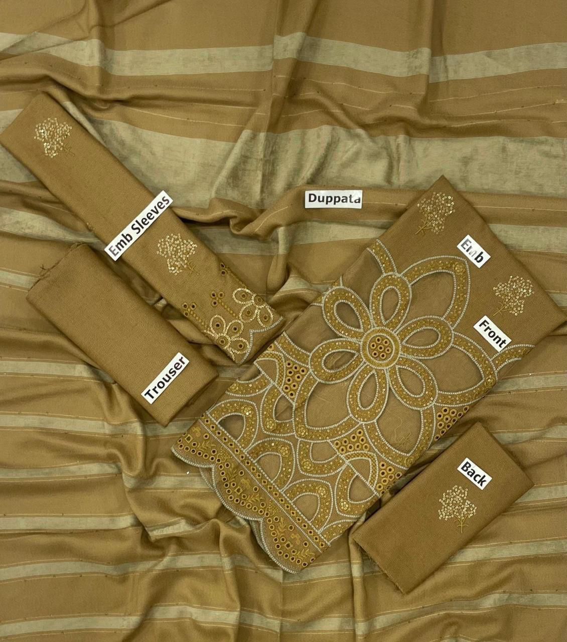 3pc Dhanak Bint e Naaz-ZI009