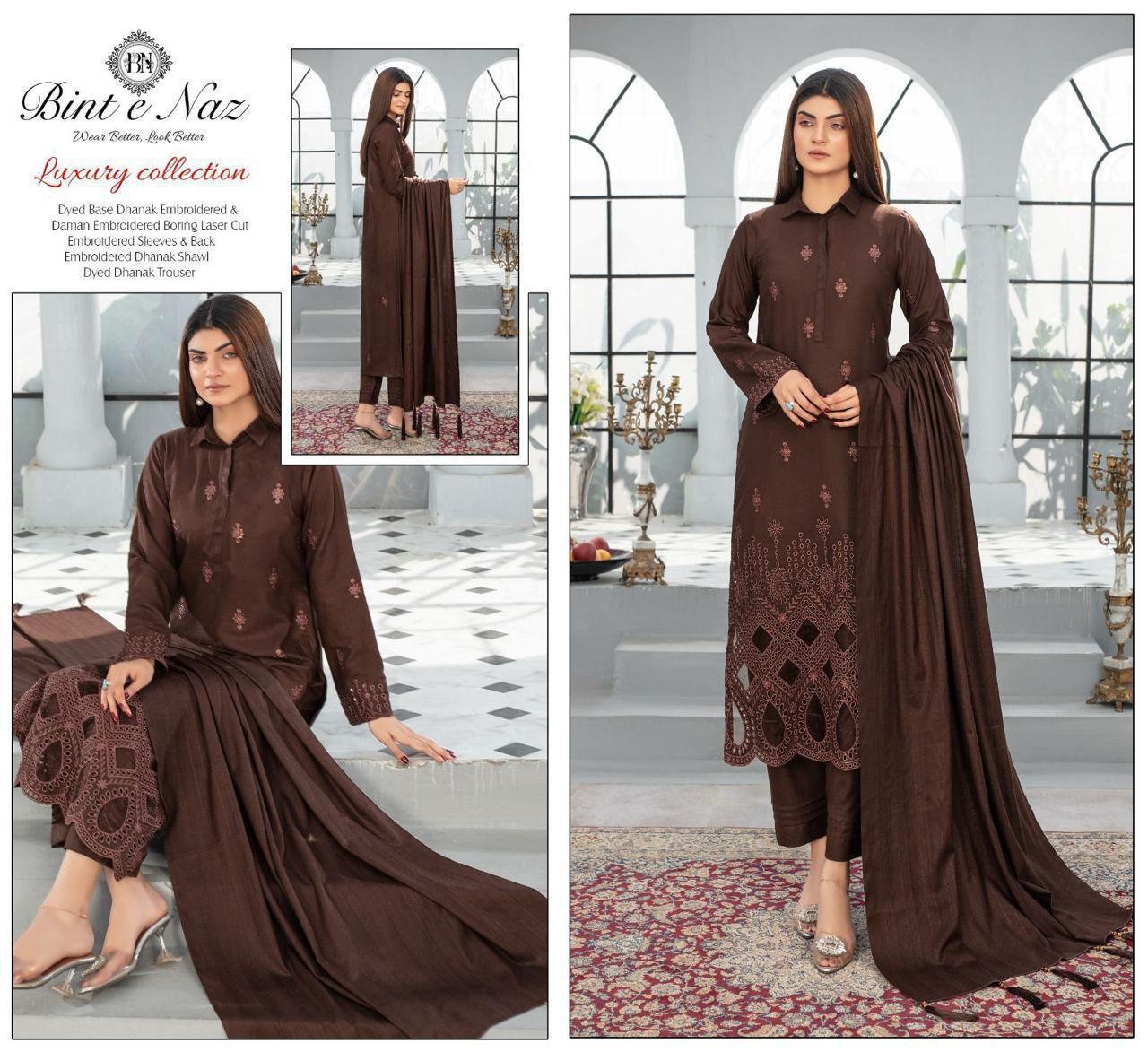 3pc Dhanak Bint e Naaz-ZI012